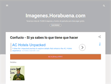 Tablet Screenshot of imagenes.horabuena.com